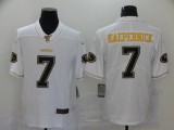 Nike San Francisco 49ers #7 Colin Kaepernick White 2020 Golden Edition Limited Jersey