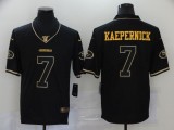 Nike San Francisco 49ers#7 Colin Kaepernick Black 2020 Golden Edition Limited Jersey