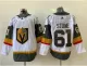 Adidas Mens Vegas Golden Knights #61 Mark Stone White Hockey Jersey
