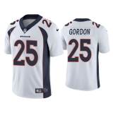Men's Denver Broncos #25 Melvin Gordon White Vapor Untouchable Limited Jersey