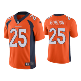 Men's Denver Broncos #25 Melvin Gordon Orange Vapor Untouchable Limited Jersey