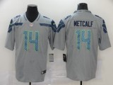 Nike Seattle Seahawks #14 D.K. Metcalf 2019 NFL Grey Vapor Untouchable Limited Jersey