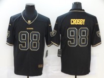 Men's Nike Raiders #98 Maxx Crosby Black 2019 Golden Edition Limited Jersey