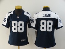 Women Dallas Cowboys #88 CeeDee Lamb Navy 2020 NFL Draft Alternate Vapor Limited Jersey