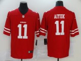 Men's San Francisco 49ers #11 Brandon Aiyuk Red 2020 NFL Draft Vapor Limited Jersey