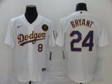 MLB Los Angeles Dodgers #24 Bryant White Game Nike Jersey
