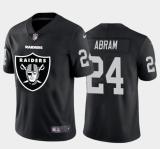 Nike Raiders #24 Abram Team Big Logo Number Vapor Untouchable Limited Jersey