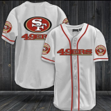 San Francisco 49ers New Style Baseball White Customized Jersey