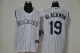 Men's Colorado Rockies #19 Blackmon White Sleeveless Baseball Jersey