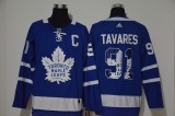 Adidas Men's Toronto Maple Leafs #91 Tavarers Blue ersey