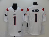 Men's New England Patriots #1 Newton White 2020 Vapor Untouchable Limited Jersey