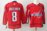 Men's Adidas Washington Capitals #8 Alexander Ovechkin Red Stitched NHL Jersey