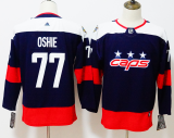 Men's Adidas Washington Capitals #77 TJ Oshie Navy 2018 NHL Stadium Series Jersey