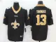 Men's New Orleans Saints #13 Michael Thomas Team Big Logo Number Vapor Untouchable Limited Jersey