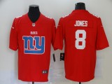 Men's New York Giants #8 Daniel Jones Red Team Big Logo Number Vapor Untouchable Limited Jersey