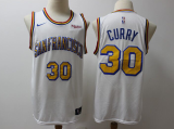 NBA San Francisco Warriors #30 Stephen Curry White Nike Jersey