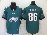 Men's Philadelphia Eagles #86 Ertz Green Team Big Logo Number Vapor Untouchable Limited Jersey