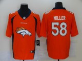 Men's Denver Broncos #58 Miller Team Big Logo Number Vapor Untouchable Limited Jersey