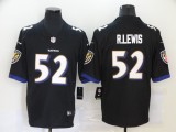 Men's Baltimore Ravens #52 Lewis Black Vapor Untouchable Limited Jersey