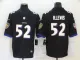 Men's Baltimore Ravens #52 Lewis Black Vapor Untouchable Limited Jersey