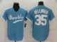 MLB Los Angeles Dodgers #35 Cody Bellinger Light Blue Game Nike Jersey
