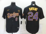 MLB Los Angeles Dodgers #24 Bryant Black Game Nike Jersey