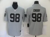 Nike Raiders #98 Crosby Grey Inverted Legend Men Jersey