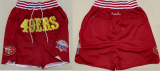 San Francisco 49ers Red Shorts (Run Small)