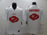 Men's San Francisco 49ers #7 Colin Kaepernick White Shadow Logo Limited Jersey