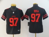 Youth Nike San Francisco 49ers #97 Nick Bosa Black Vapor Untouchable Limited Jersey