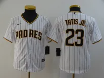 Youth MLB San Diego Padres #23 Fernando Tatis Jr. White Game Nike Jersey