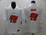 Men's Tampa Bay Buccaneers #12 Brady White Shadow Logo Limited Jersey