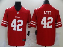 Men's San Francisco 49ers Ronnie Lott Red Vapor Untouchable Limited Jersey