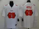 Men's San Francisco 49ers #85 Kittle White Shadow Logo Limited Jersey