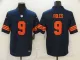 Men's Chicago Bears #9 Foles Blue with Orange Letters Vapor Untouchable Limited Jersey