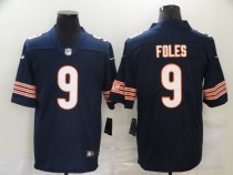 Men's Chicago Bears #9 Foles Blue Vapor Untouchable Limited Jersey