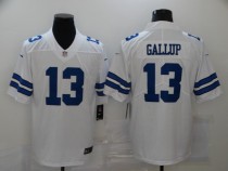 Nike NFL Dallas Cowboys #13 Gallup White Vapor Untouchable Limited Jersey