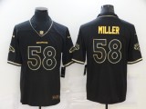 Men's Denver Broncos #58 Miller Black 2019 Golden Edition Limited Jersey
