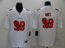 Men's Houston Texans #99 J.J. Watt White Shadow Logo Limited Jersey