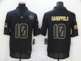 Men's San Francisco 49ers #10 Jimmy Garoppolo 2020 Black Salute To Service Limited Jersey