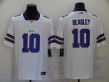 Men's Nike Buffalo Bills #10 Beasley White Shadow Logo Limited Jersey