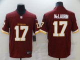 Men's Washington Redskins #17 Terry McLaurin Red Vapor Untouchable Limited Jersey