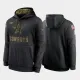 Men's Nike Dallas Cowboys Black 2020 Salute to Service Sideline Performance Pullover Hoodie