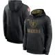Men's Nike Raiders Black 2020 Salute to Service Sideline Performance Pullover Hoodie