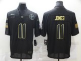 Men's Atlanta Falcons #11 Julio Jones 2020 Black Salute To Service Limited Jersey