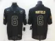 Men's Cleveland Browns #6 Baker Mayfiel Brown 2020 Black Salute To Service Limited Jersey