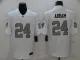 Men's Raiders #24 Johnathan Abram White Color Rush Limited Jersey
