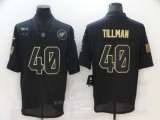 Men's Arizona Cardinals #40 Pat Tillman 2020 Black Salute To Service Limited Jersey