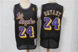 NBA Los Angeles Lakers #24 Kobe Bryant Black Hardwood Classics Mesh Jersey