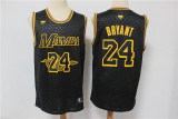 NBA Los Angeles Lakers #24 Kobe Bryant Black Mamba Snake Jersey
